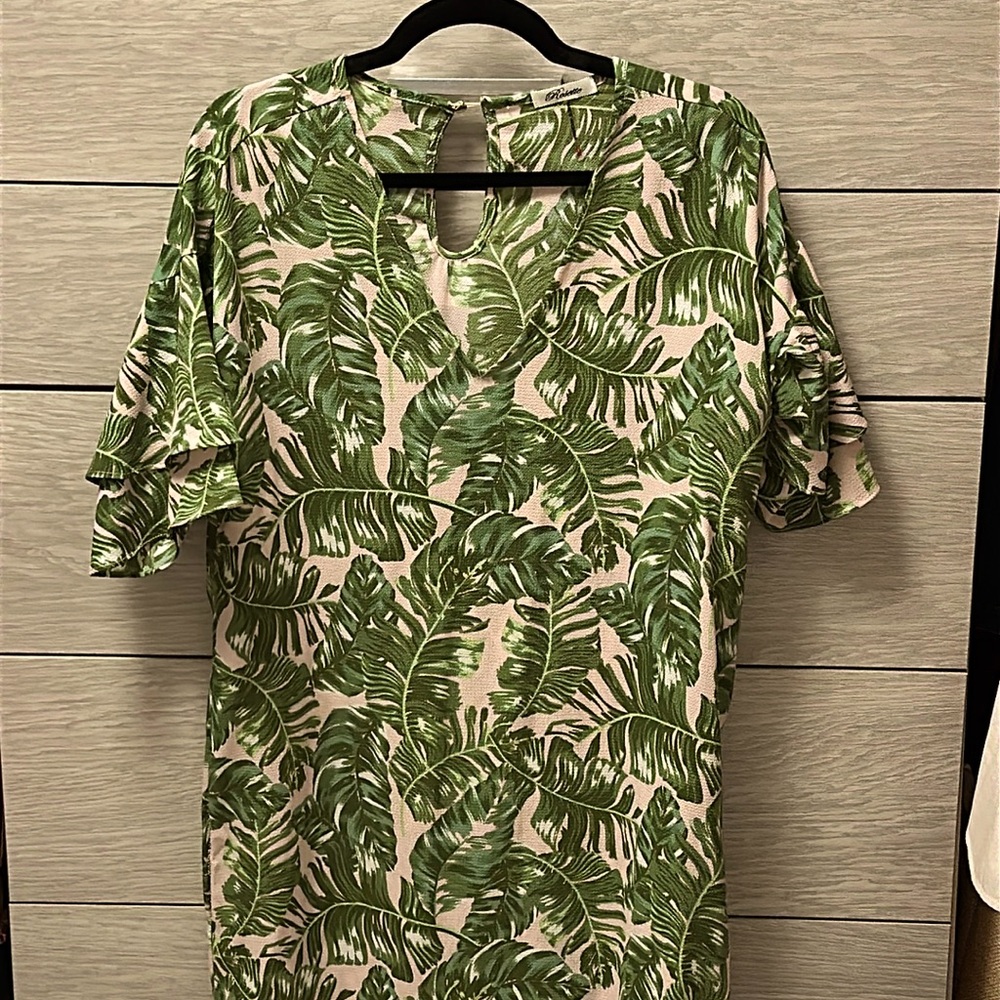 Tropical Vibes Banana Leaf Dress